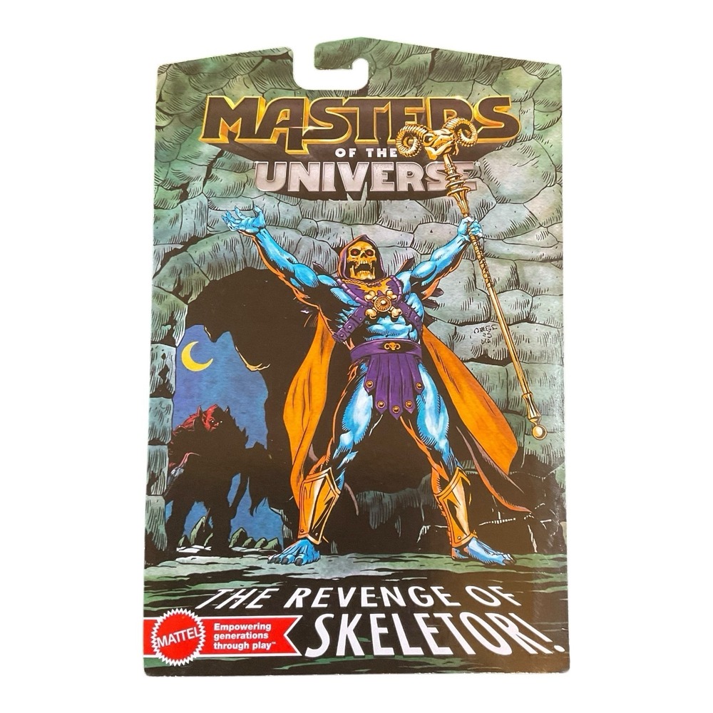 Masters of the Universe Skeletor Gold Variant Walmart Exclusive Figure In Hand - Picture 4 of 4